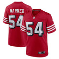 Fred Warner San Francisco 49ers Scarlet Alternate Game Jersey