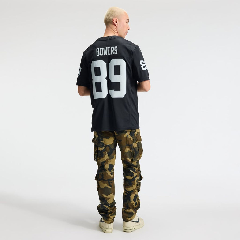 Brock Bowers Las Vegas Raiders White Vapor F.U.S.E. Stitched Limited Jersey