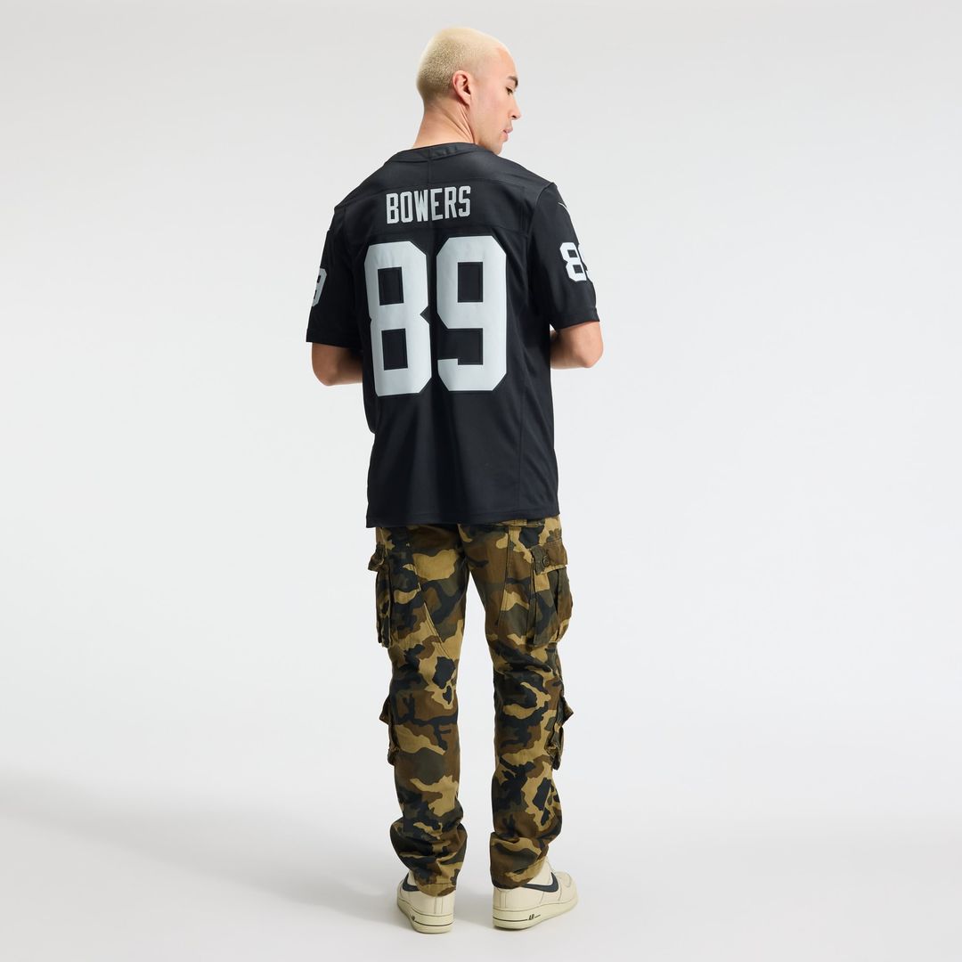 Brock Bowers Las Vegas Raiders White Vapor F.U.S.E. Stitched Limited Jersey