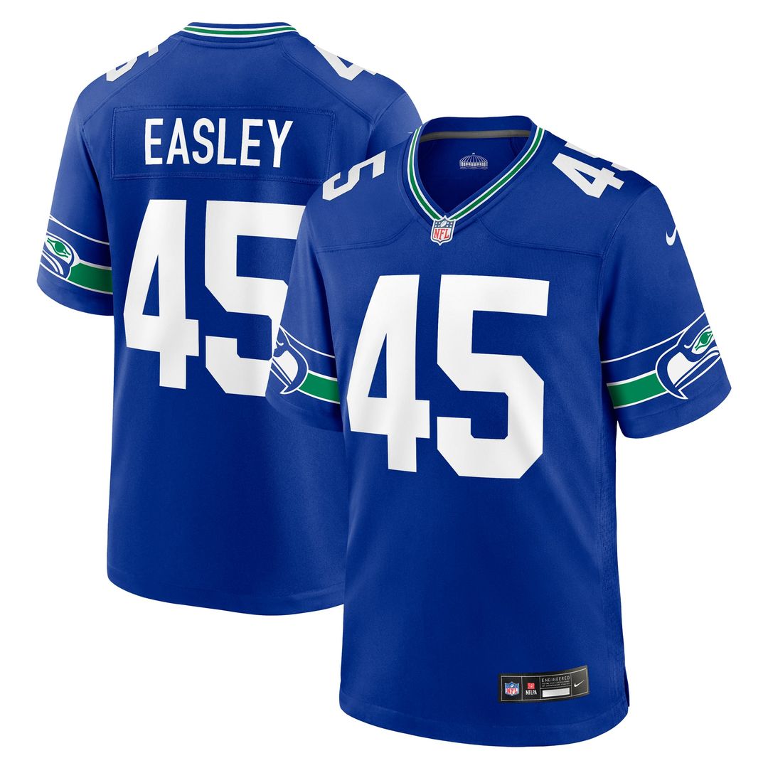 Kenny Easley Seattle Seahawks Royal Retired Player Alternate Game Jersey