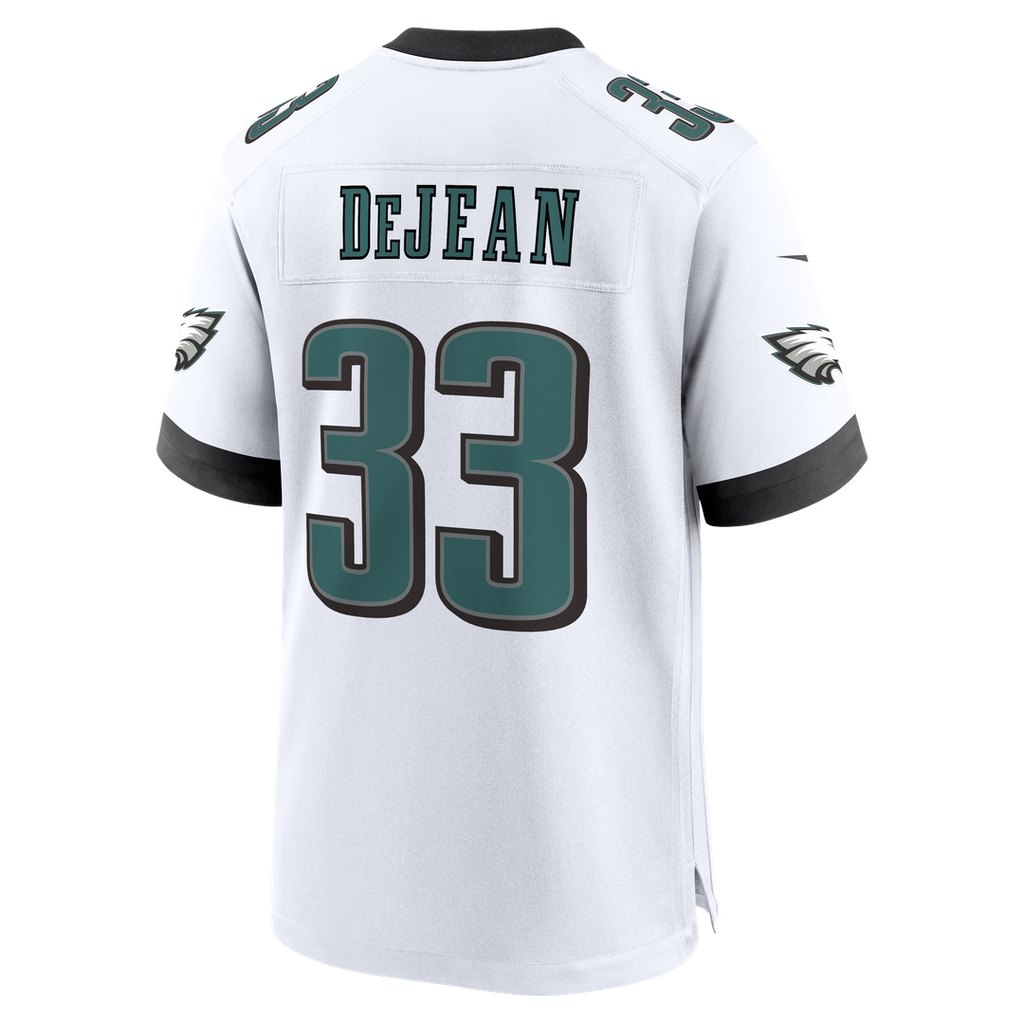 Cooper DeJean Philadelphia Eagles White Game Jersey