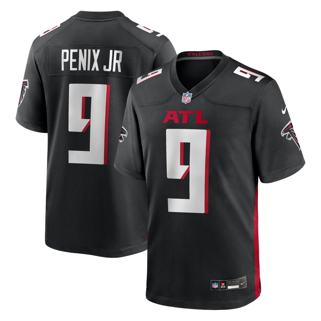 Michael Penix Jr. Atlanta Falcons Black Player Game Jersey