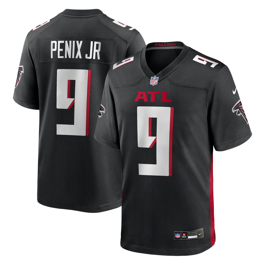 Michael Penix Jr. Atlanta Falcons Black Player Game Jersey