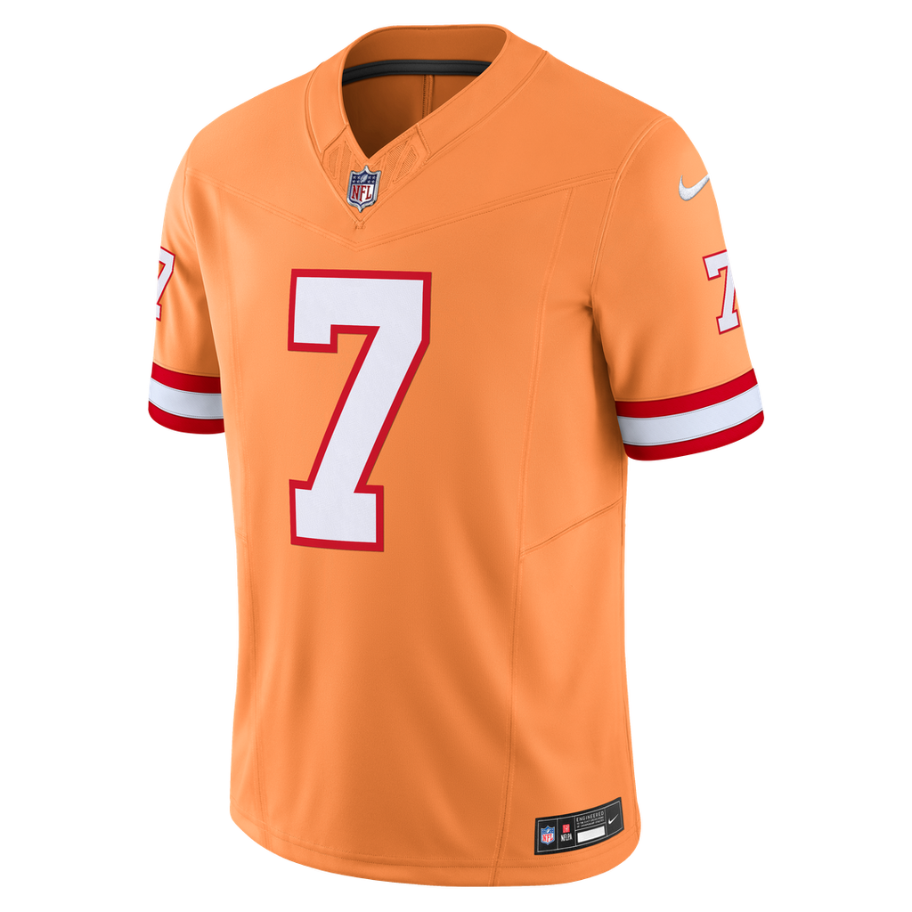 Bucky Irving Tampa Bay Buccaneers Orange Alternate 2 Throwback Vapor F.U.S.E. Limited Jersey