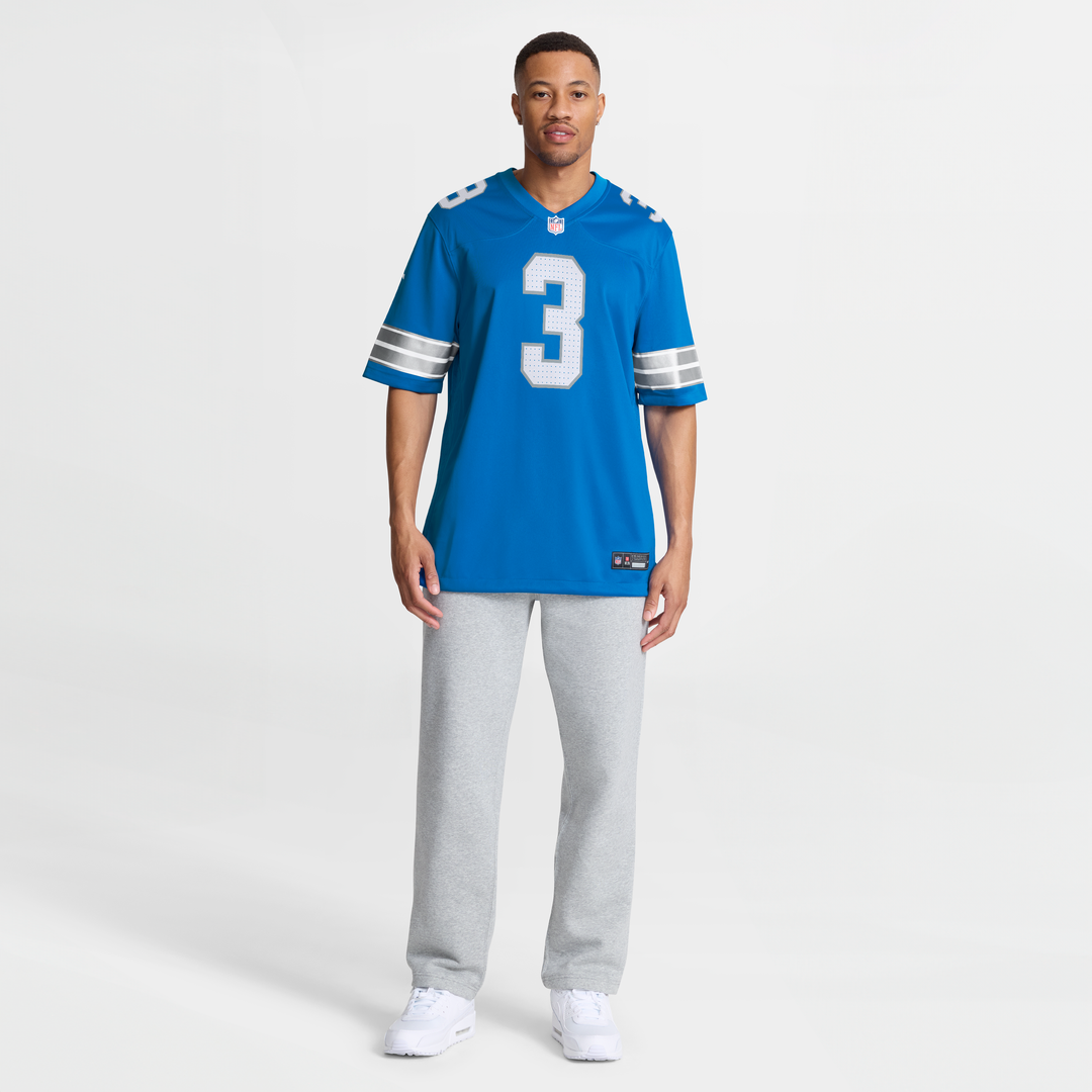 Jack Fox Detroit Lions Blue Team Game Jersey