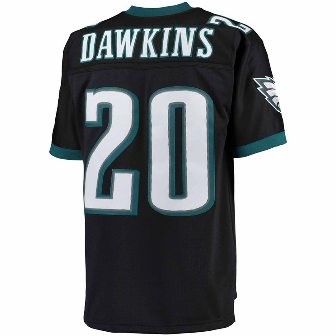 Brian Dawkins Philadelphia Eagles Black Big & Tall 2004 Retired Player Replica Jersey