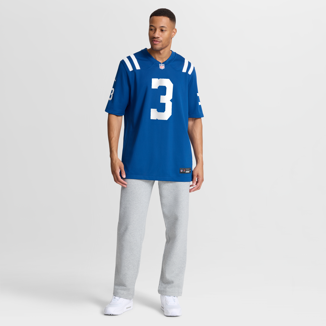 Spencer Shrader Indianapolis Colts Royal Team Game Jersey