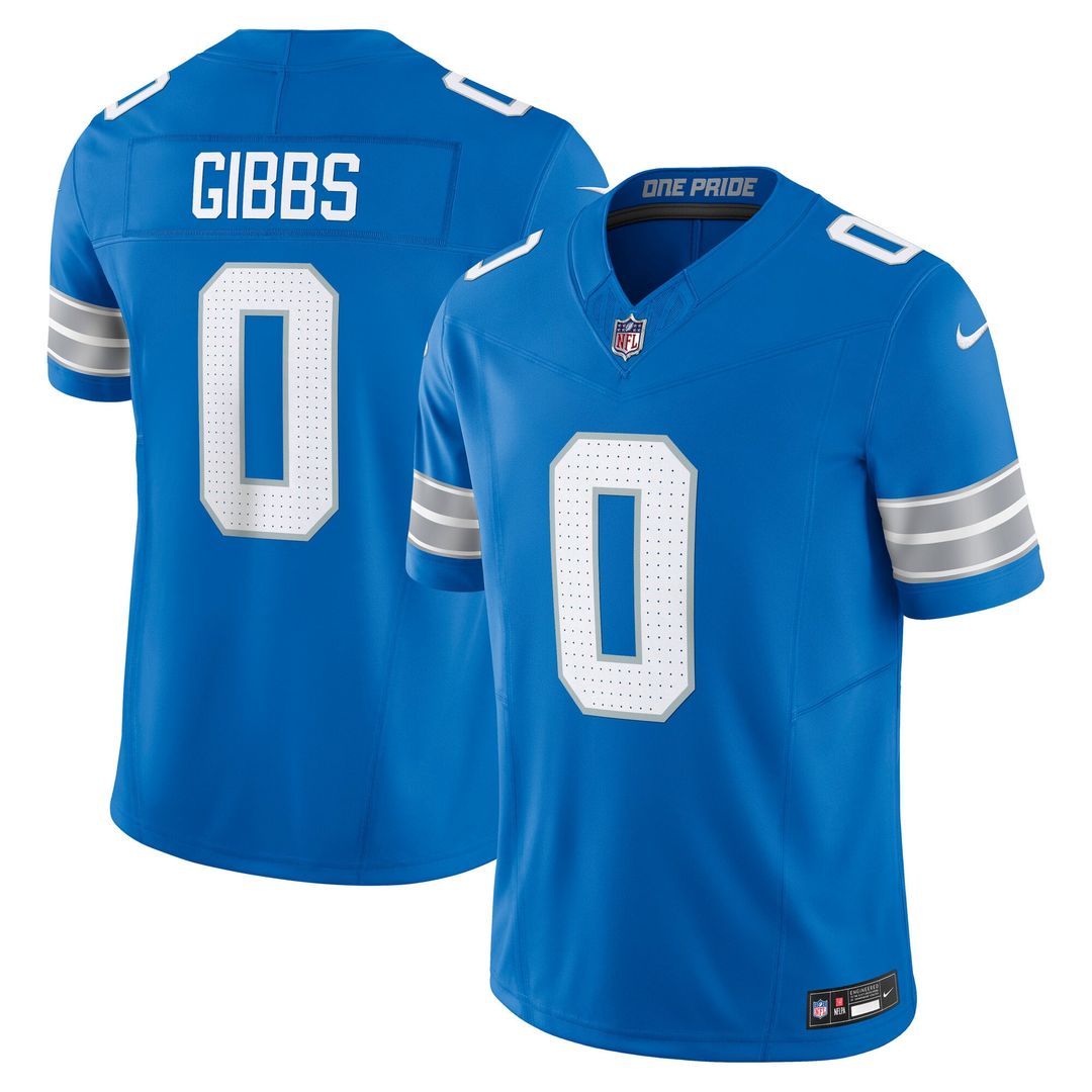 Jahmyr Gibbs Detroit Lions Black 2nd Alternate Vapor F.U.S.E. Limited Jersey