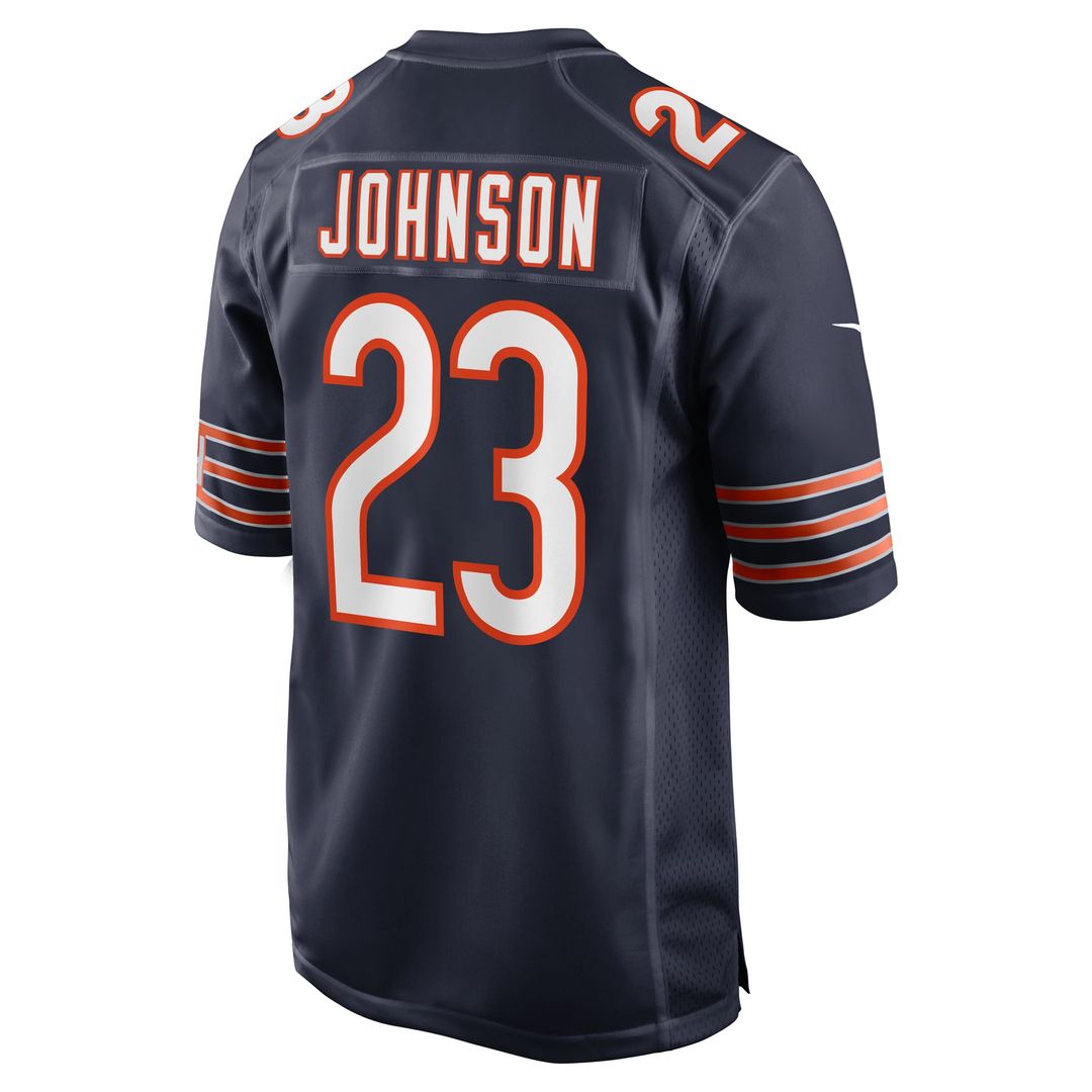 Roschon Johnson Chicago Bears Navy Team Game Jersey