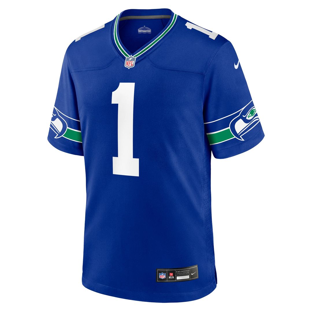 Warren Moon Seattle Seahawks Royal Retired Player Alternate Game Jersey