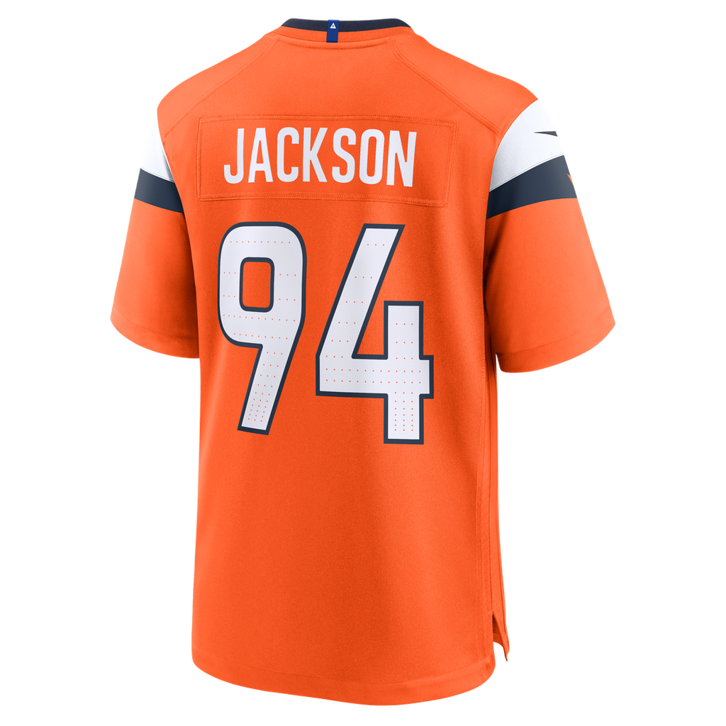 Jordan Jackson Denver Broncos Orange Team Game Jersey