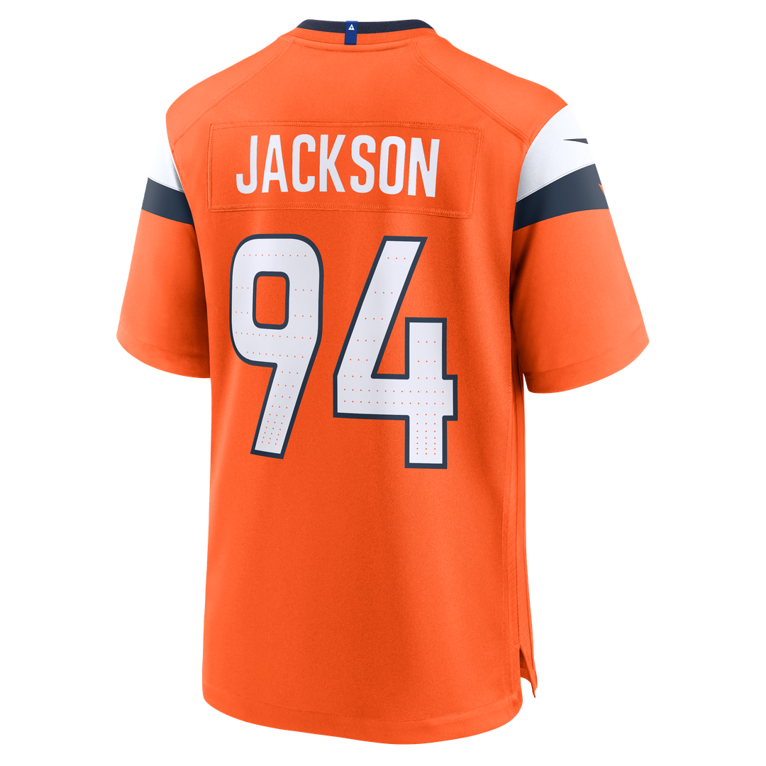Jordan Jackson Denver Broncos Orange Team Game Jersey