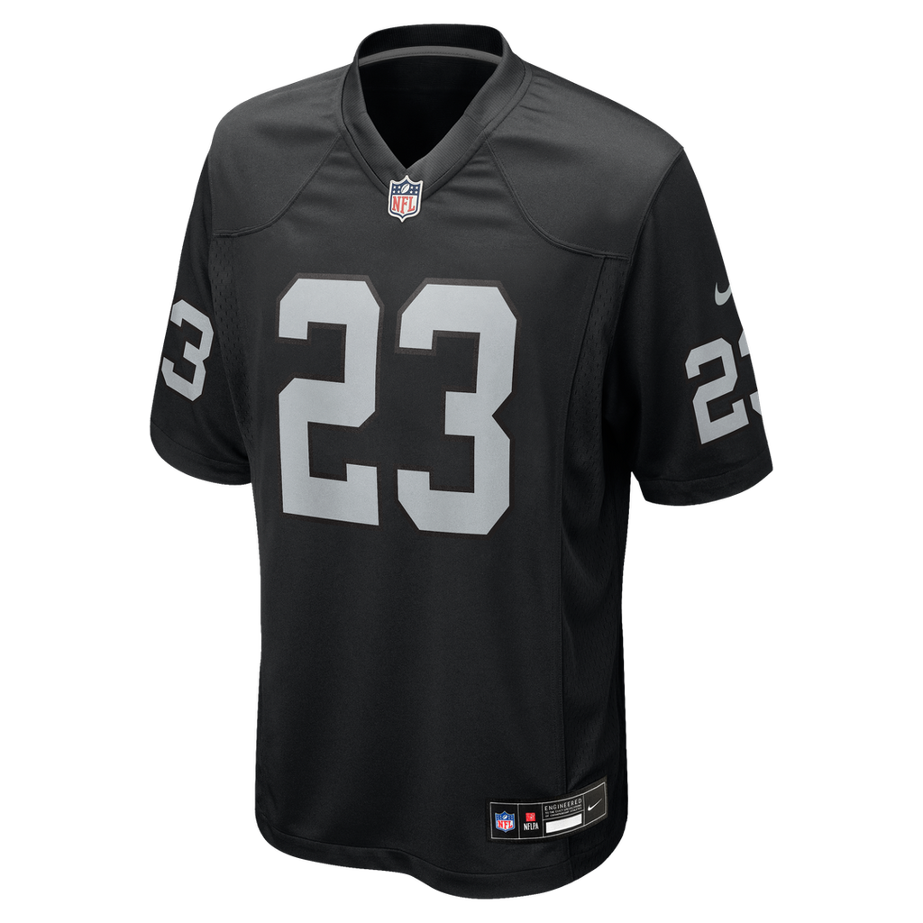Dylan Laube Las Vegas Raiders Black Team Game Jersey
