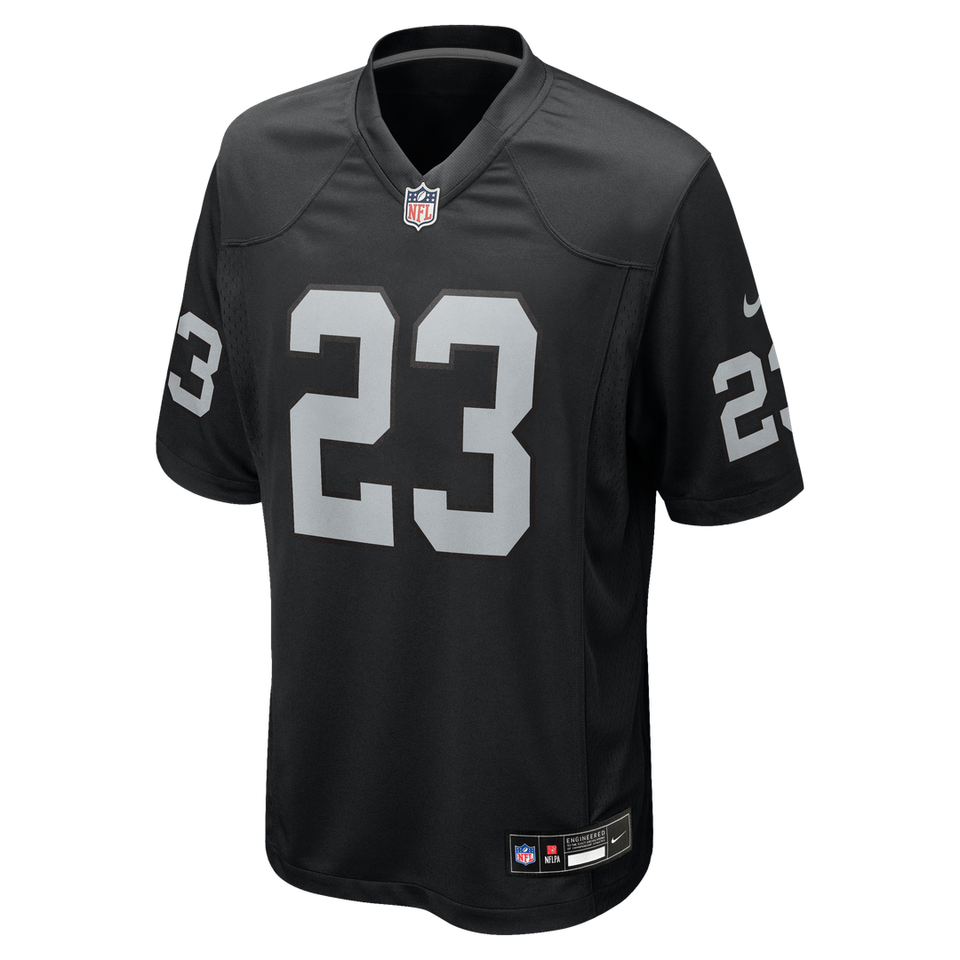 Dylan Laube Las Vegas Raiders Black Team Game Jersey