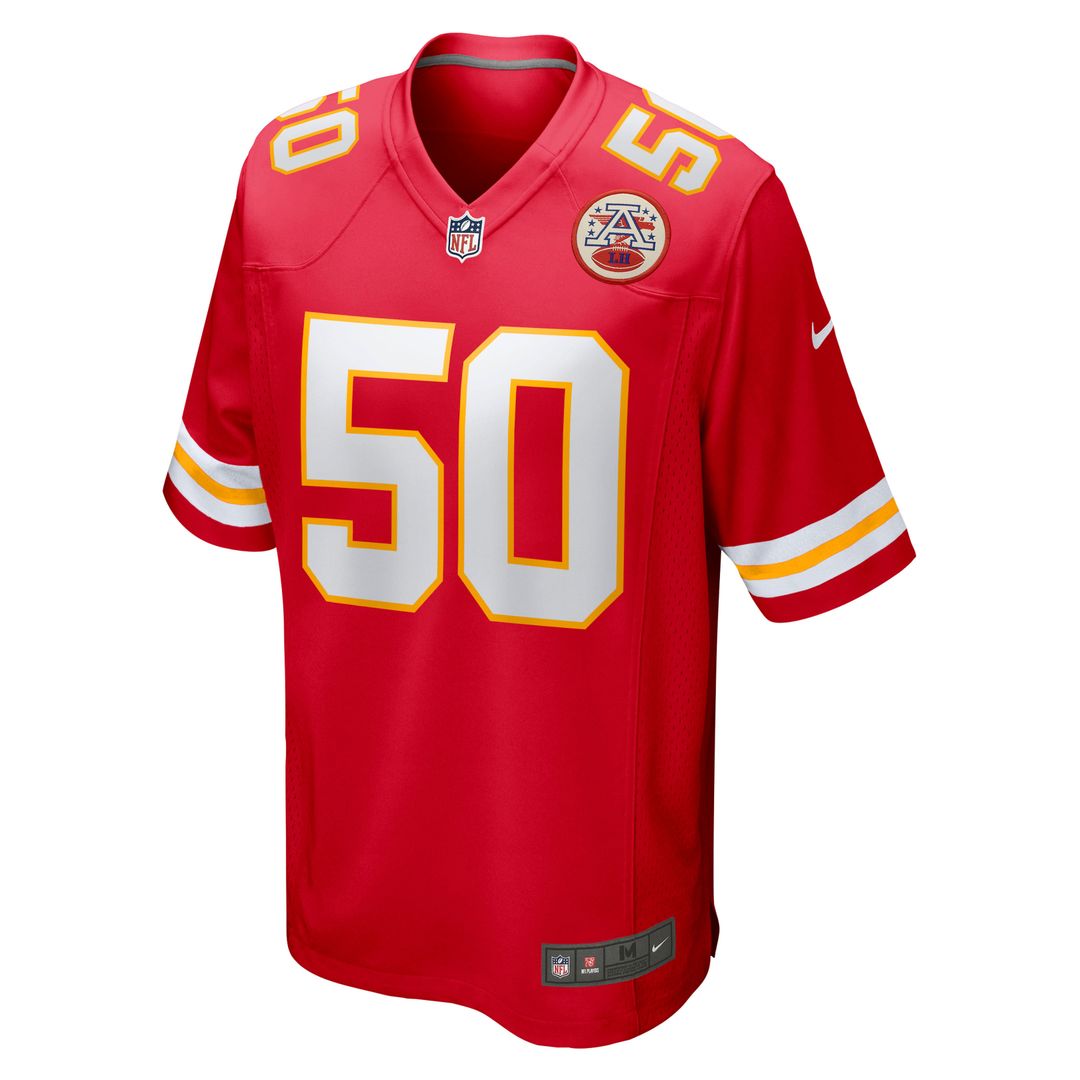 Willie Gay Kansas City Chiefs Red Game Jersey