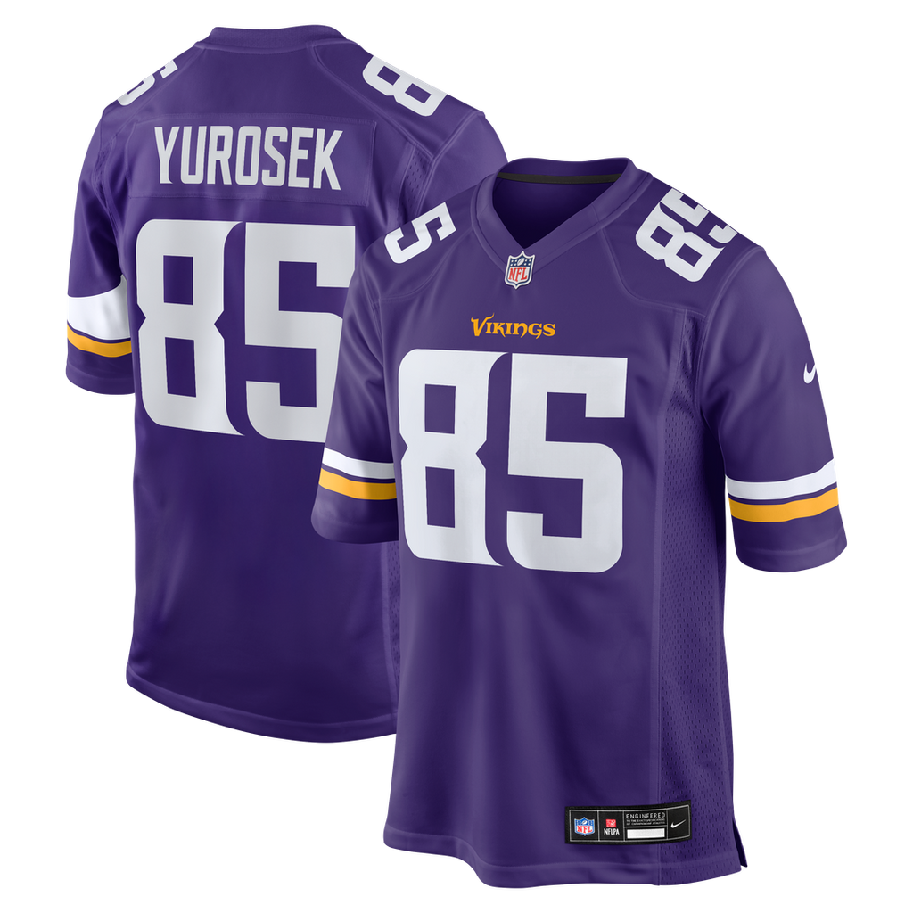 Ben Yurosek Minnesota Vikings Purple Team Game Jersey
