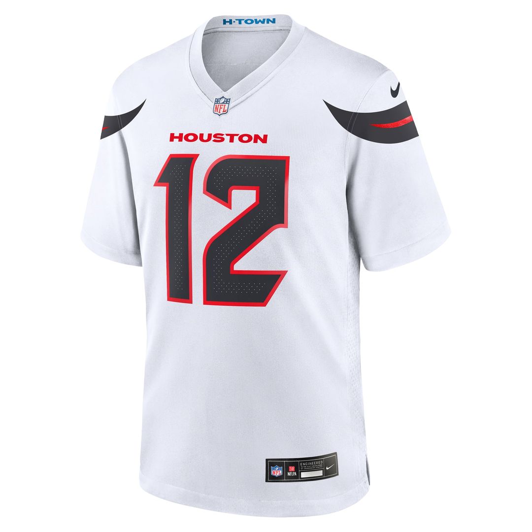 Nico Collins Houston Texans White Game Jersey