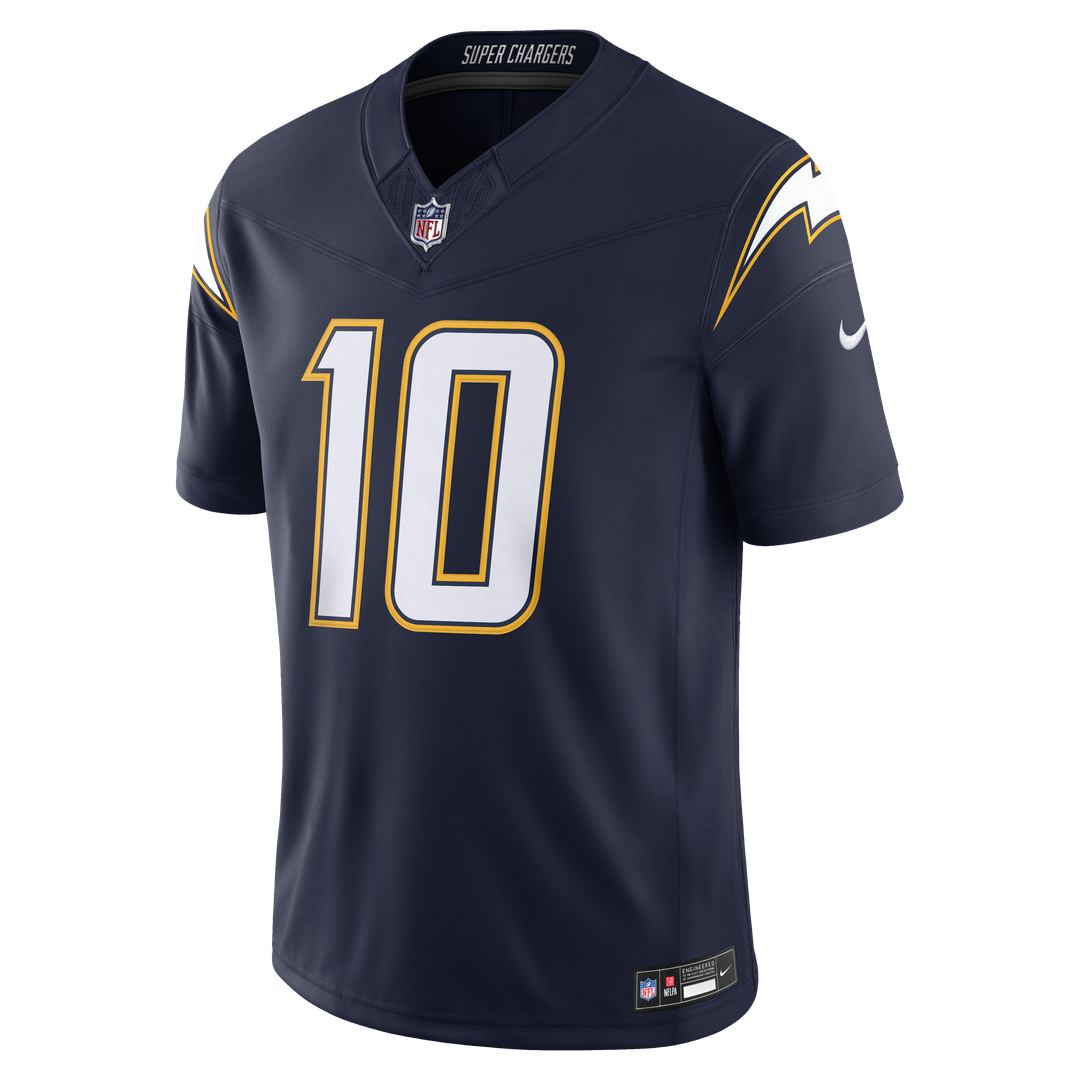 Justin Herbert Los Angeles Chargers Powder Blue Team Vapor F.U.S.E. Stitched Limited Jersey