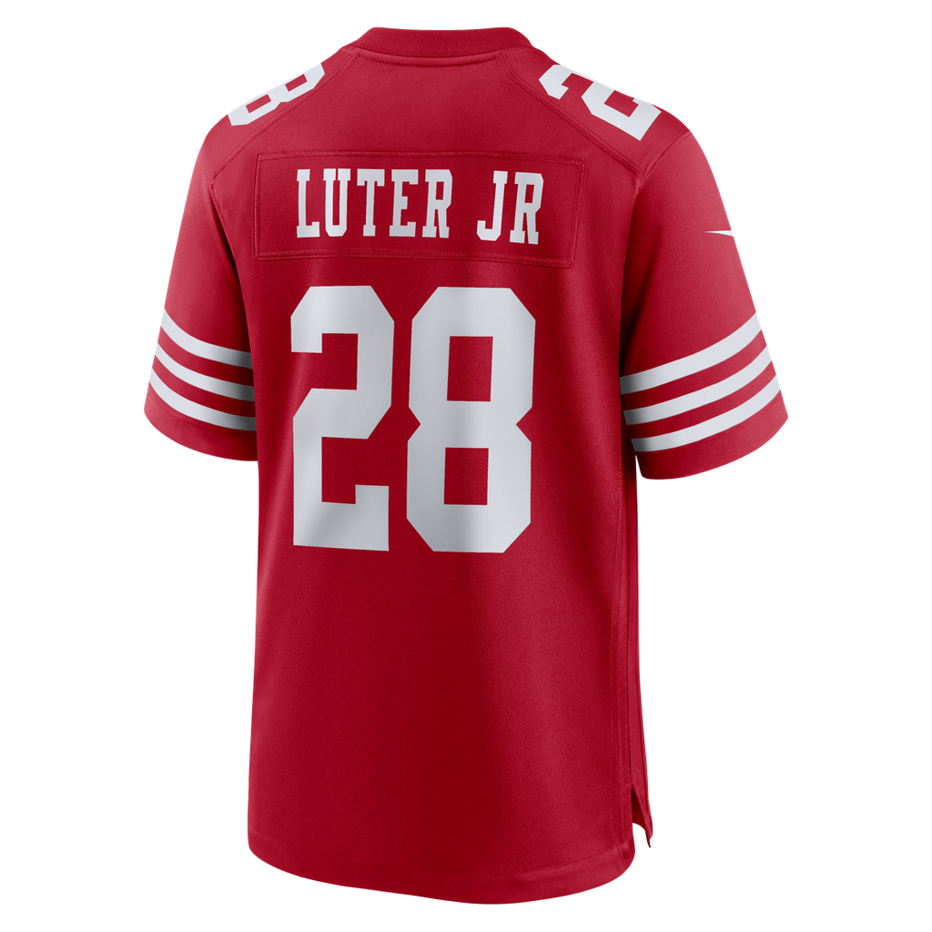 Darrell Luter Jr. San Francisco 49ers Scarlet Game Jersey