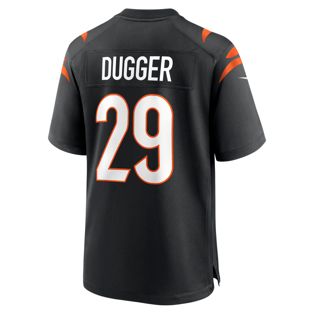 Kyle Dugger Cincinnati Bengals Black Team Game Jersey