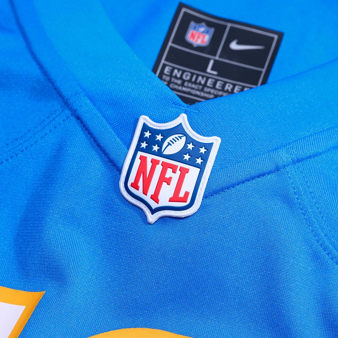 Andre James Los Angeles Chargers Powder Blue Team Game Jersey