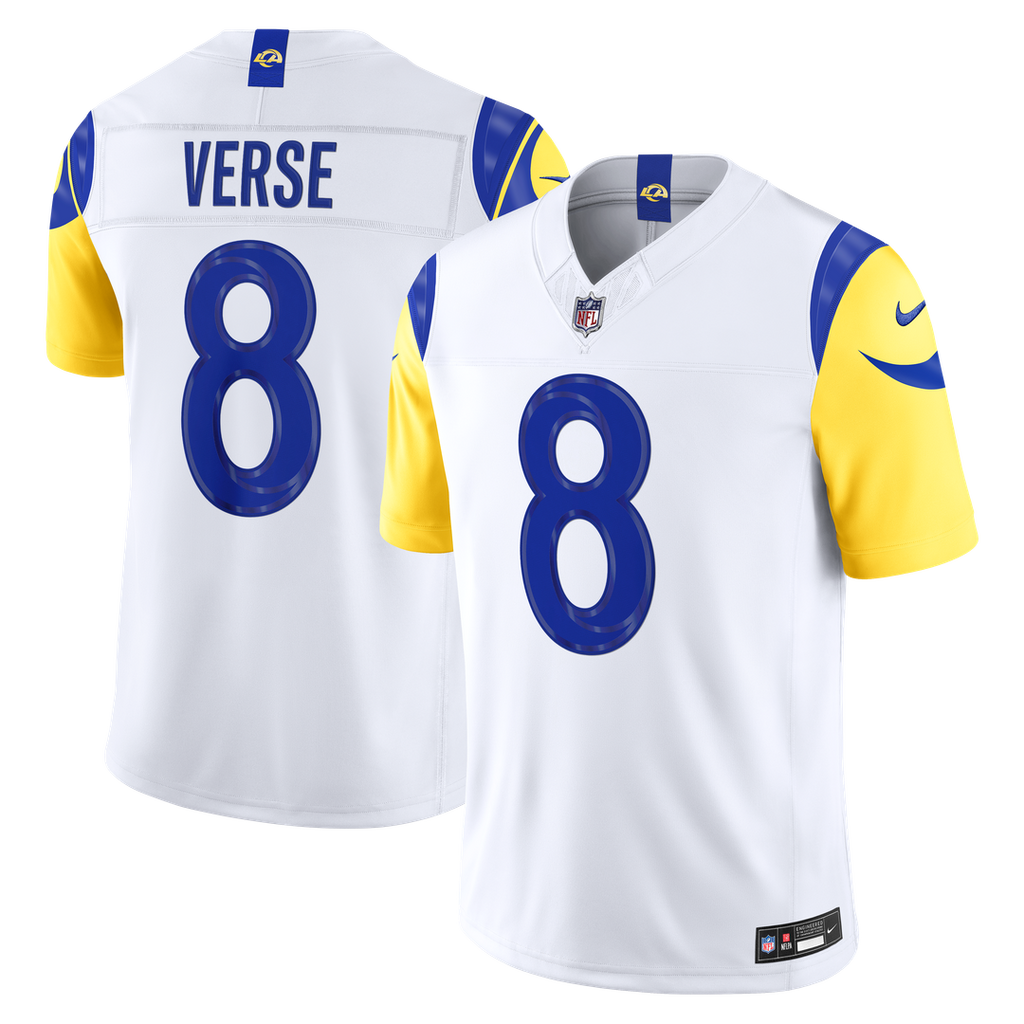 Jared Verse Los Angeles Rams White Vapor F.U.S.E. Stitched Limited Jersey