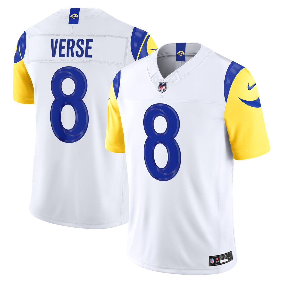Jared Verse Los Angeles Rams White Vapor F.U.S.E. Stitched Limited Jersey