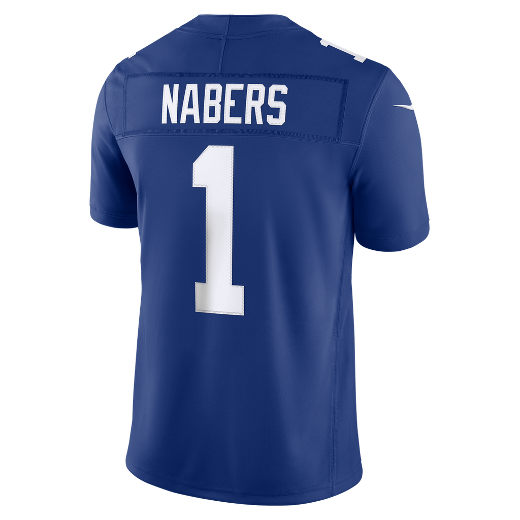 Malik Nabers New York Giants Royal Team Vapor F.U.S.E. Stitched Limited Jersey