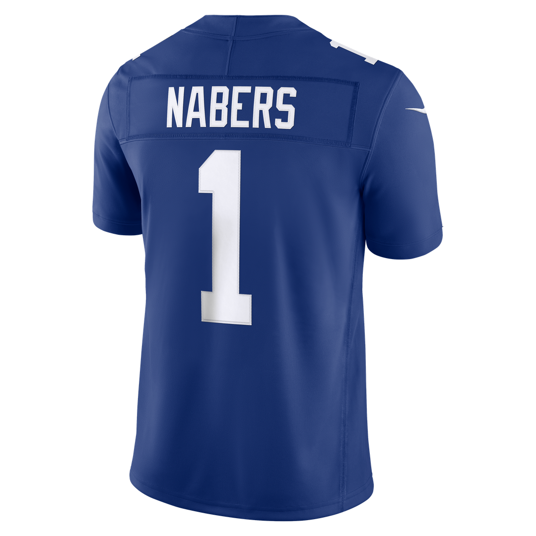 Malik Nabers New York Giants Royal Team Vapor F.U.S.E. Stitched Limited Jersey