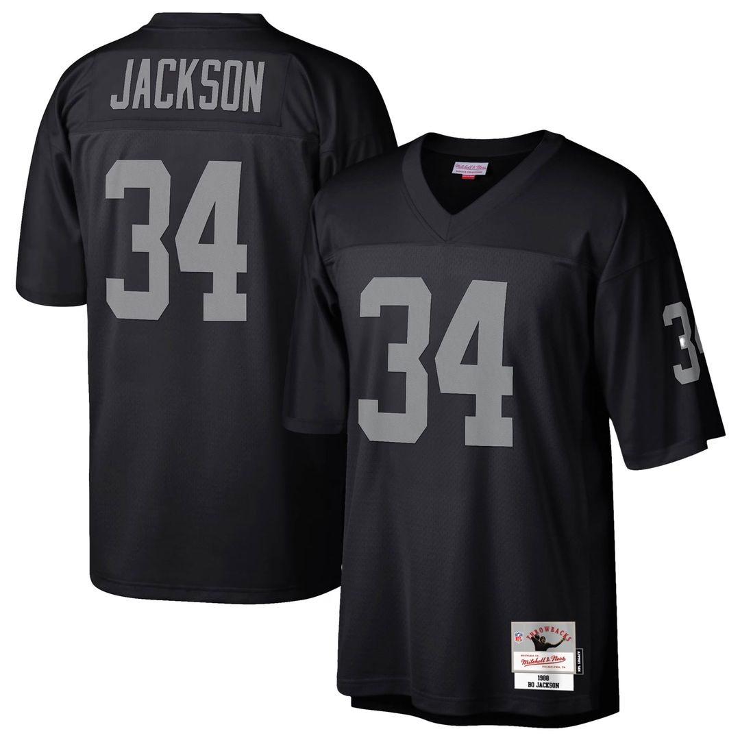 Bo Jackson Las Vegas Raiders Black Legacy Replica Jersey
