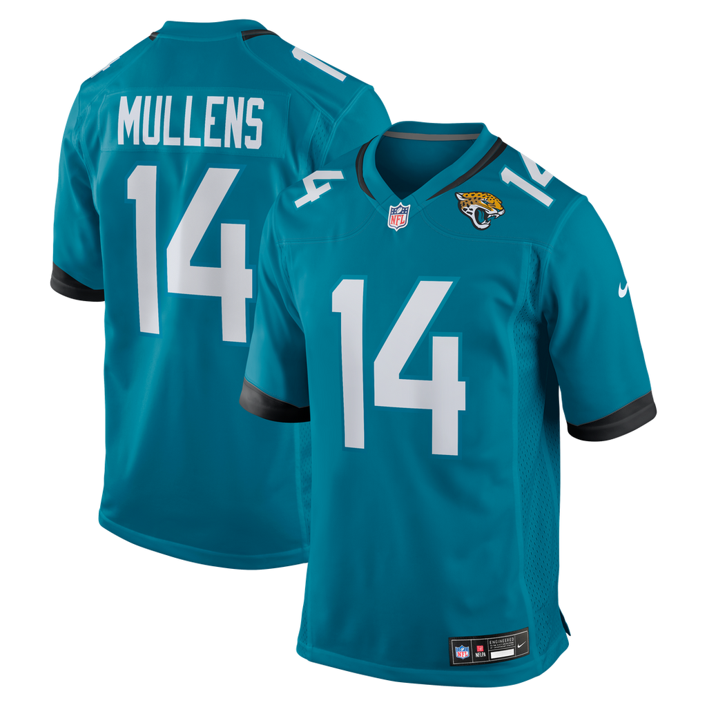 Nick Mullens Jacksonville Jaguars Teal Team Game Jersey