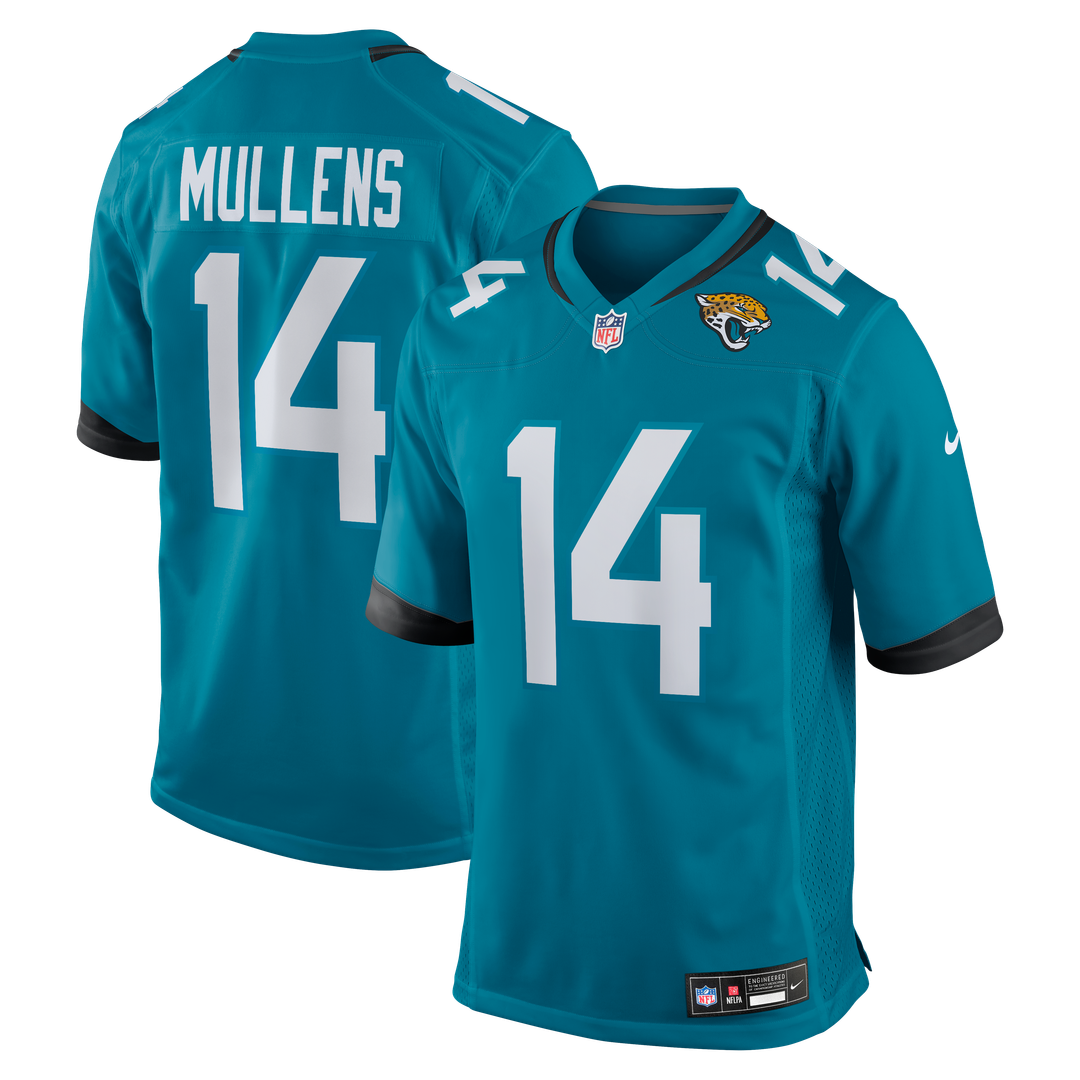 Nick Mullens Jacksonville Jaguars Teal Team Game Jersey