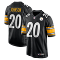 Kaleb Johnson Pittsburgh Steelers Black Team Game Jersey