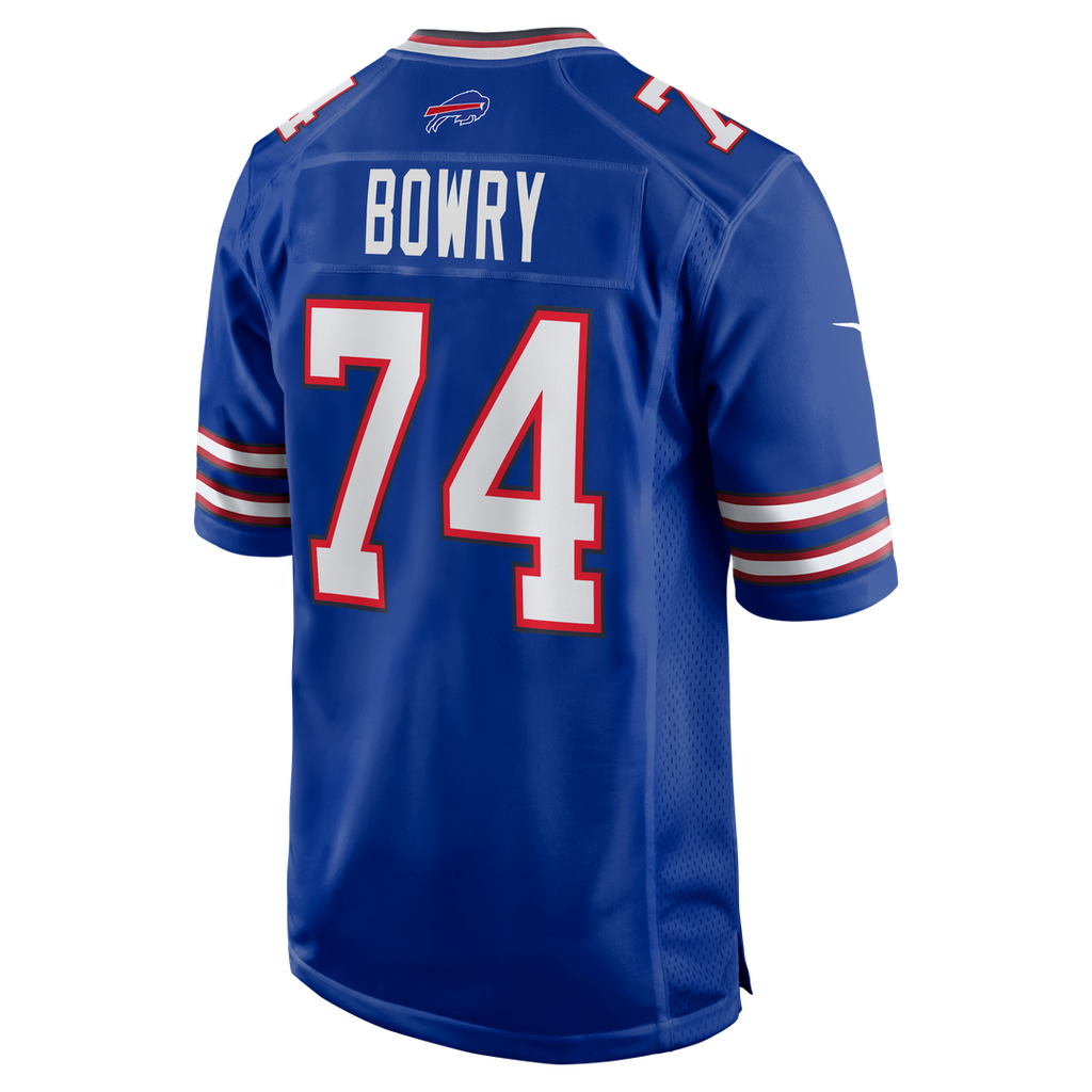 Jude Bowry Buffalo Bills Royal Team Game Jersey