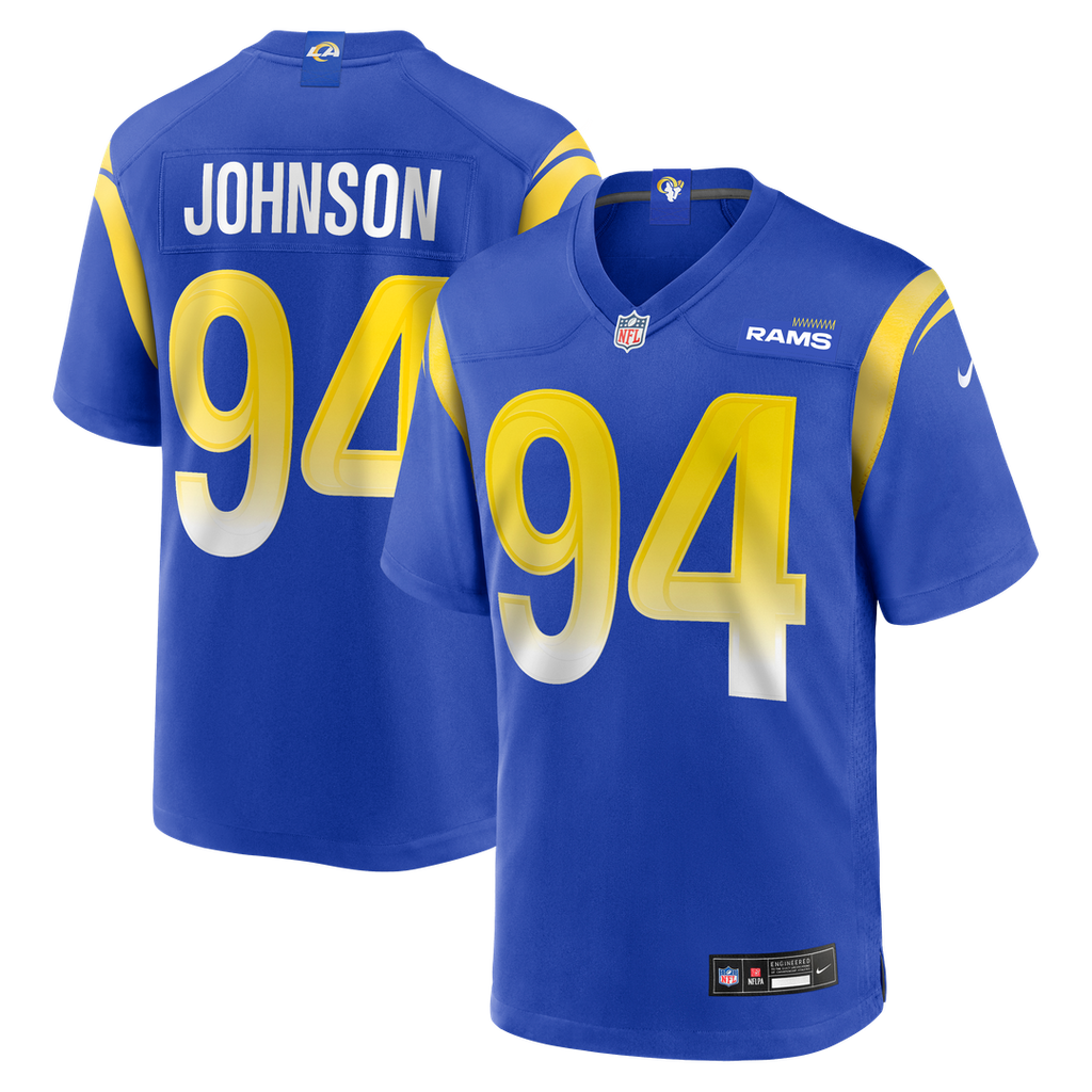 Desjuan Johnson Los Angeles Rams Royal Home Game Jersey
