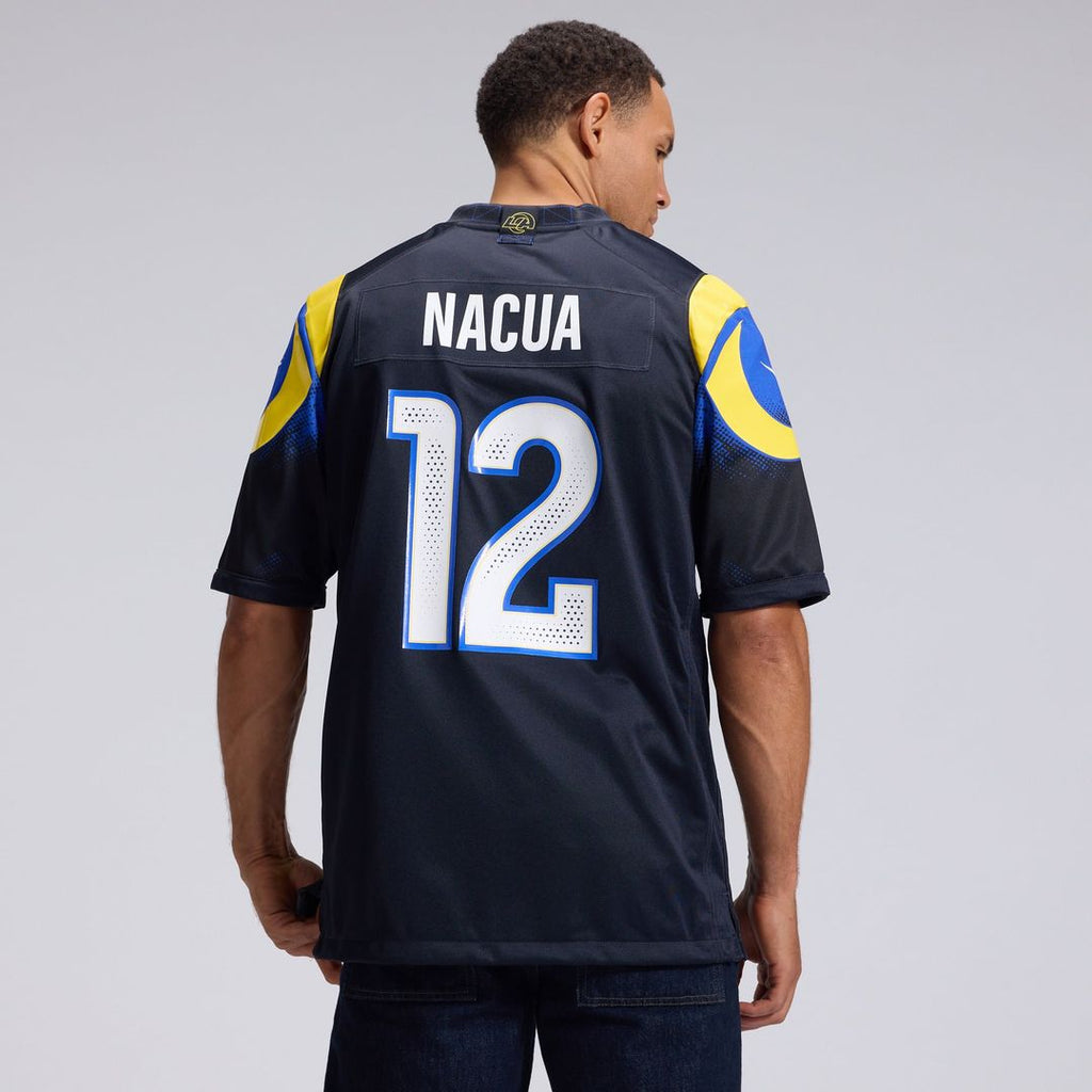 Puka Nacua Los Angeles Rams Dark Blue Rivalries Collection Game Jersey