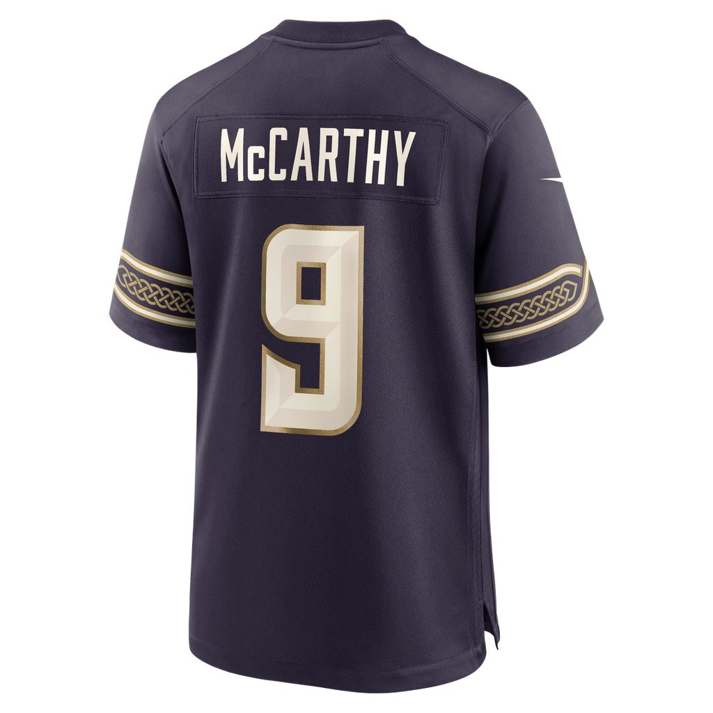J.J McCarthy Minnesota Vikings Purple 2026 Rivalries Collection Game Jersey