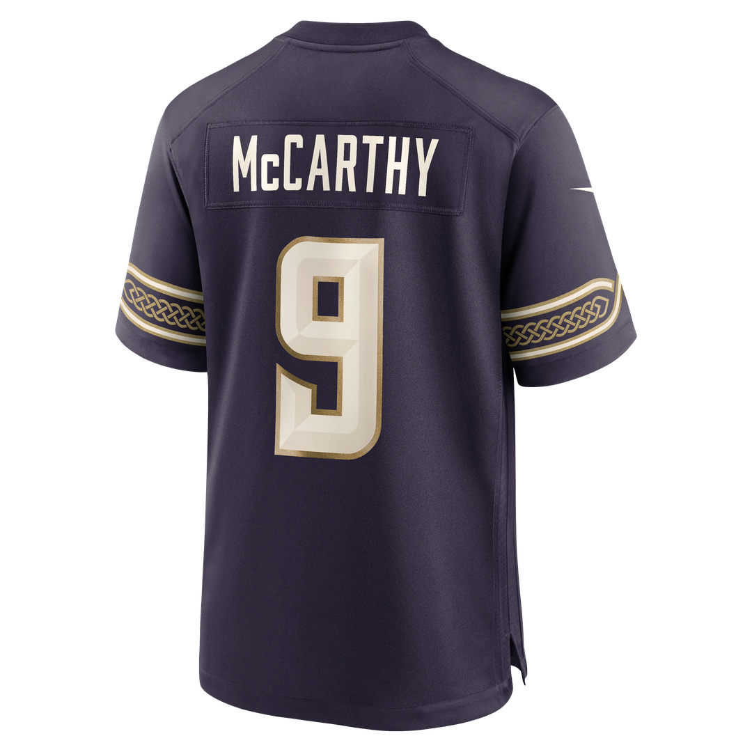 J.J McCarthy Minnesota Vikings Purple 2026 Rivalries Collection Game Jersey