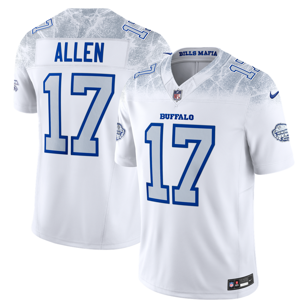 Josh Allen Buffalo Bills White Rivalries Collection Stitched Limited Jersey