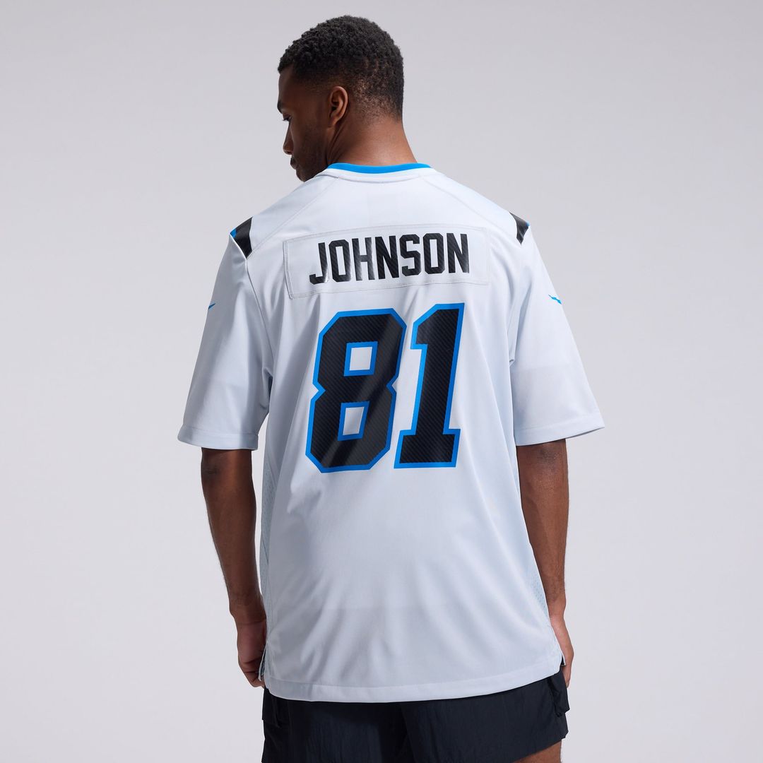 Calvin Johnson Detroit Lions Silver 2026 Rivalries Collection Game Jersey