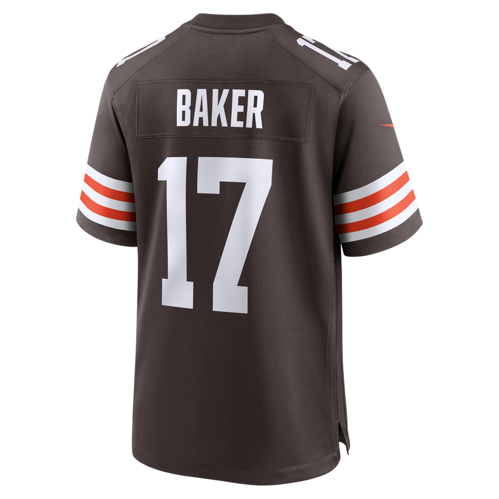 Jerome Baker Cleveland Browns Brown Team Game Jersey