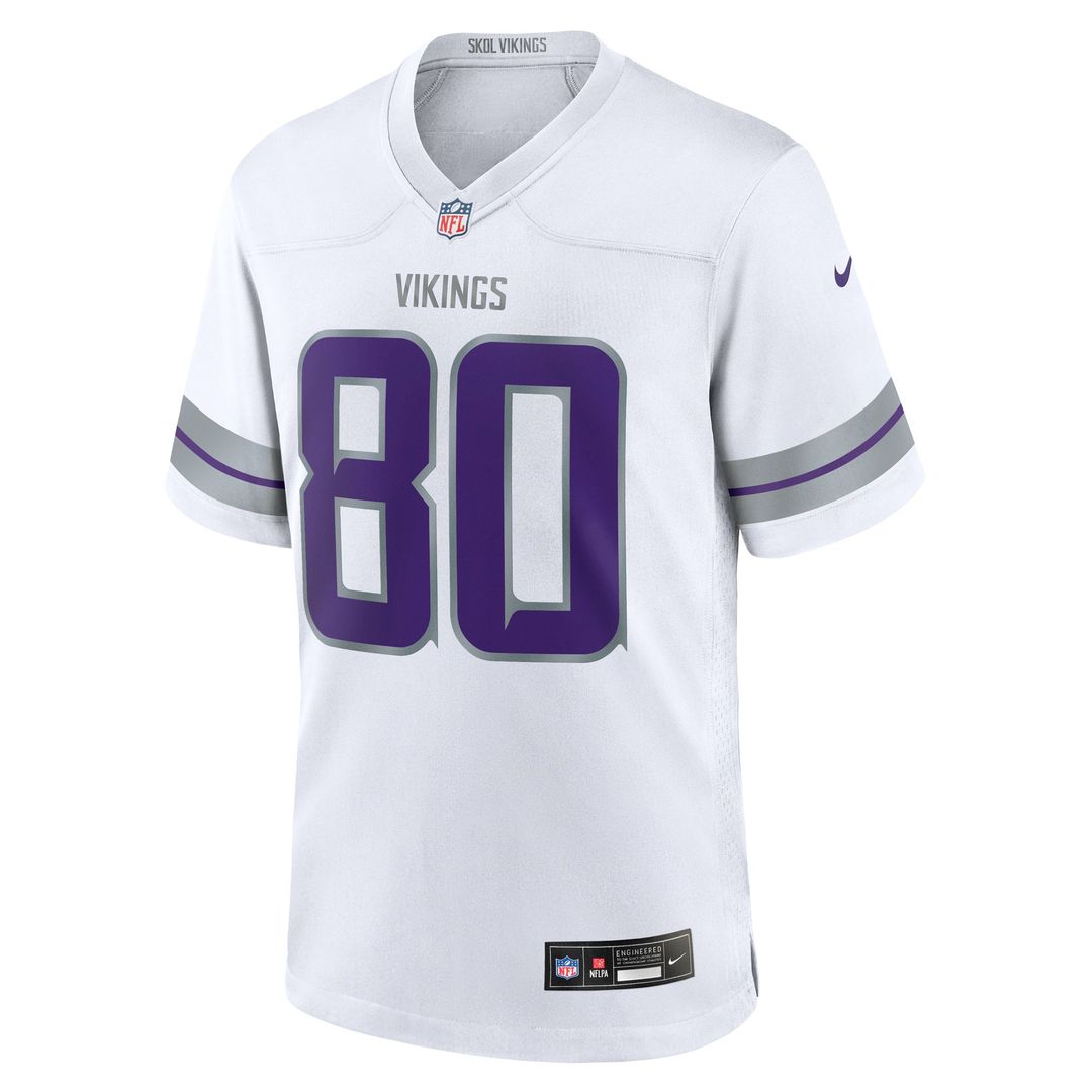 Cris Carter Minnesota Vikings White Alternate Retired Player Game Jersey