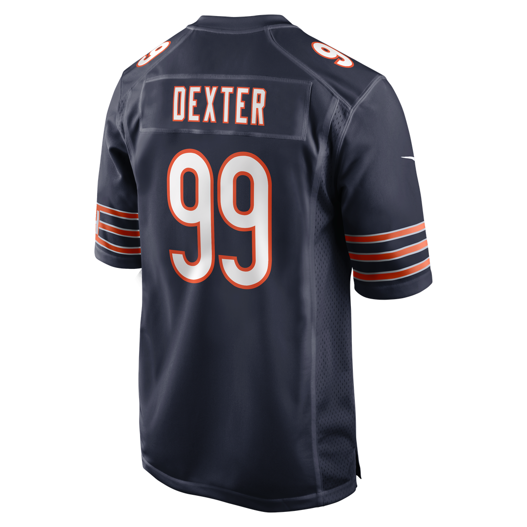 Gervon Dexter Sr Chicago Bears Navy Team Game Jersey