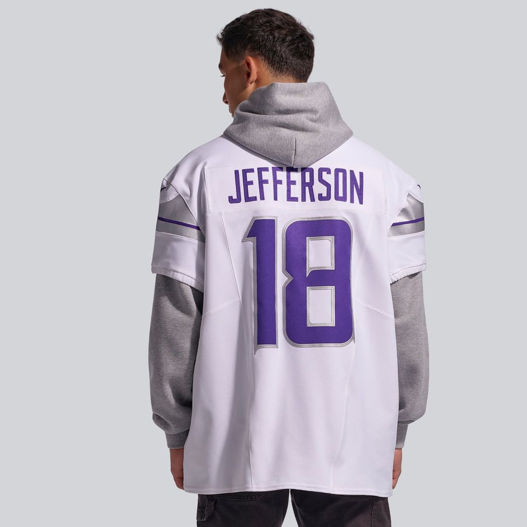 Justin Jefferson Minnesota Vikings White Alternate Vapor F.U.S.E. Elite Player Jersey