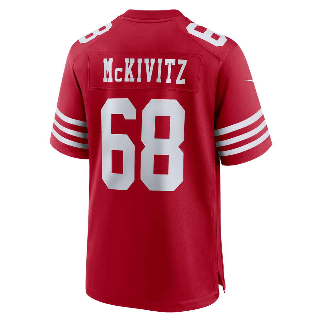 Colton McKivitz San Francisco 49ers Scarlet Game Jersey
