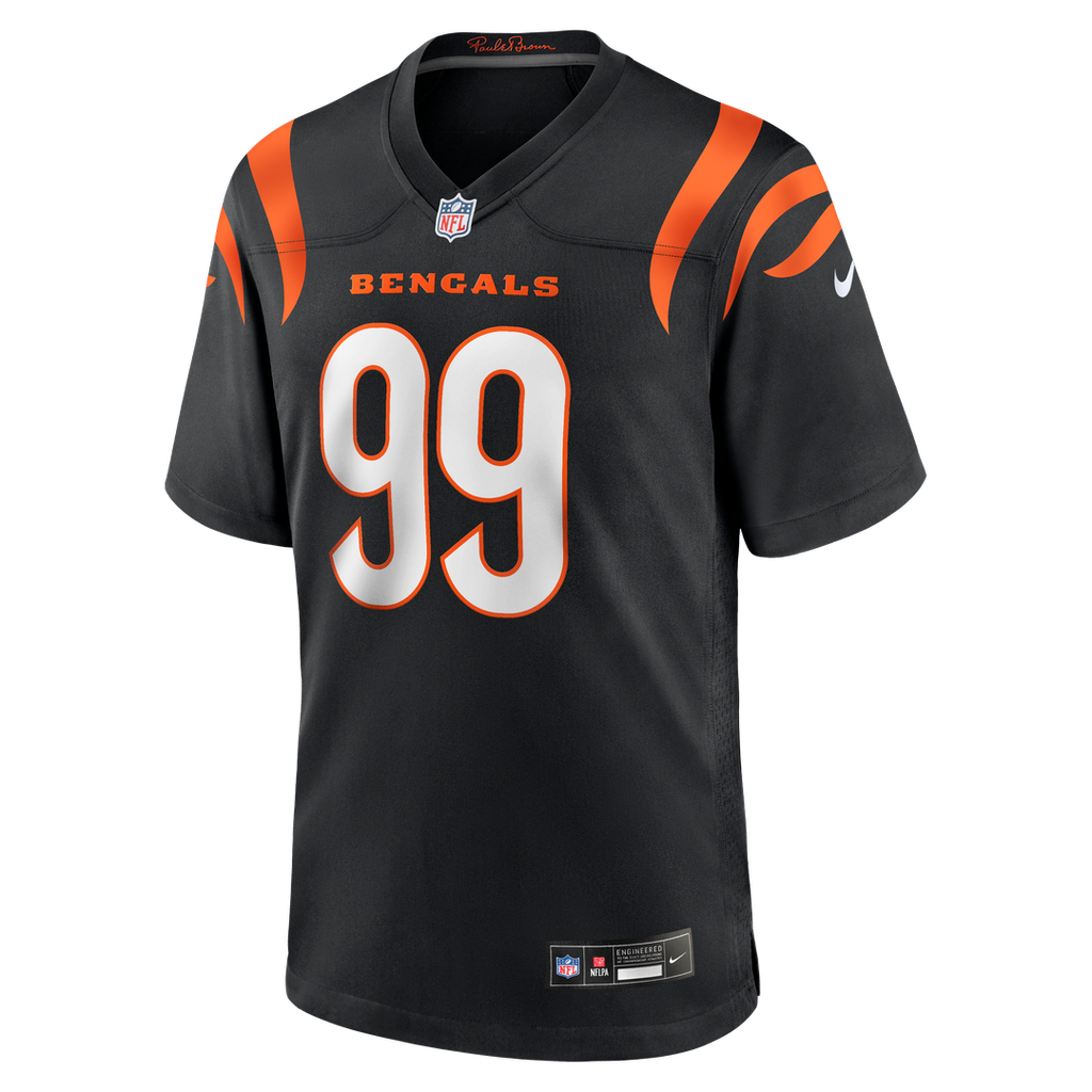 Myles Murphy Cincinnati Bengals Black Game Jersey