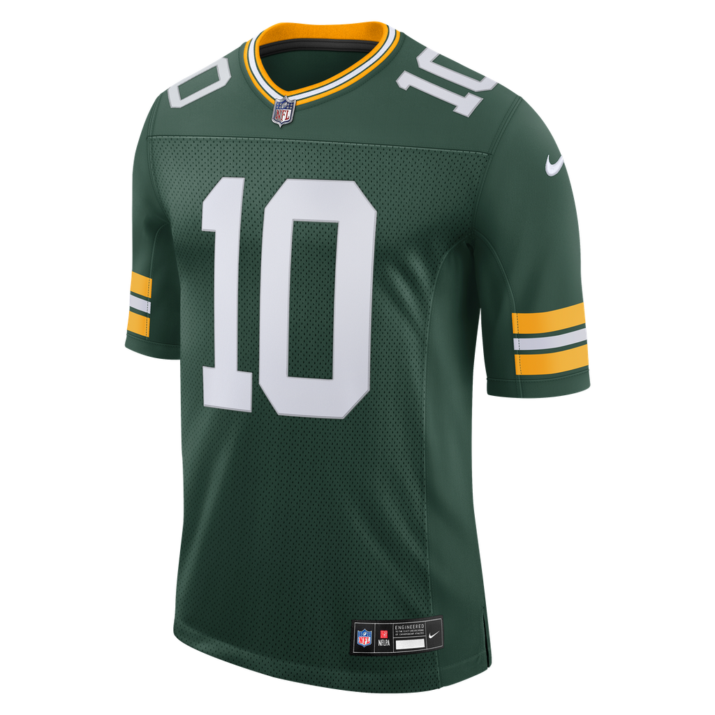 Jordan Love Green Bay Packers Green Vapor Untouchable Stitched Limited Jersey