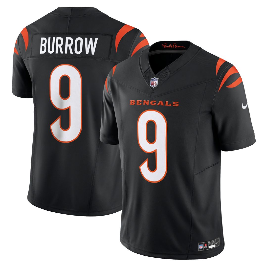 Joe Burrow Cincinnati Bengals Orange Vapor F.U.S.E. Limited Jersey