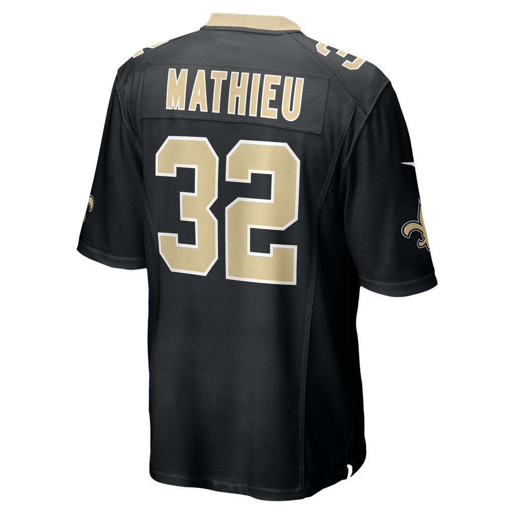 Tyrann Mathieu New Orleans Saints Black Game Jersey