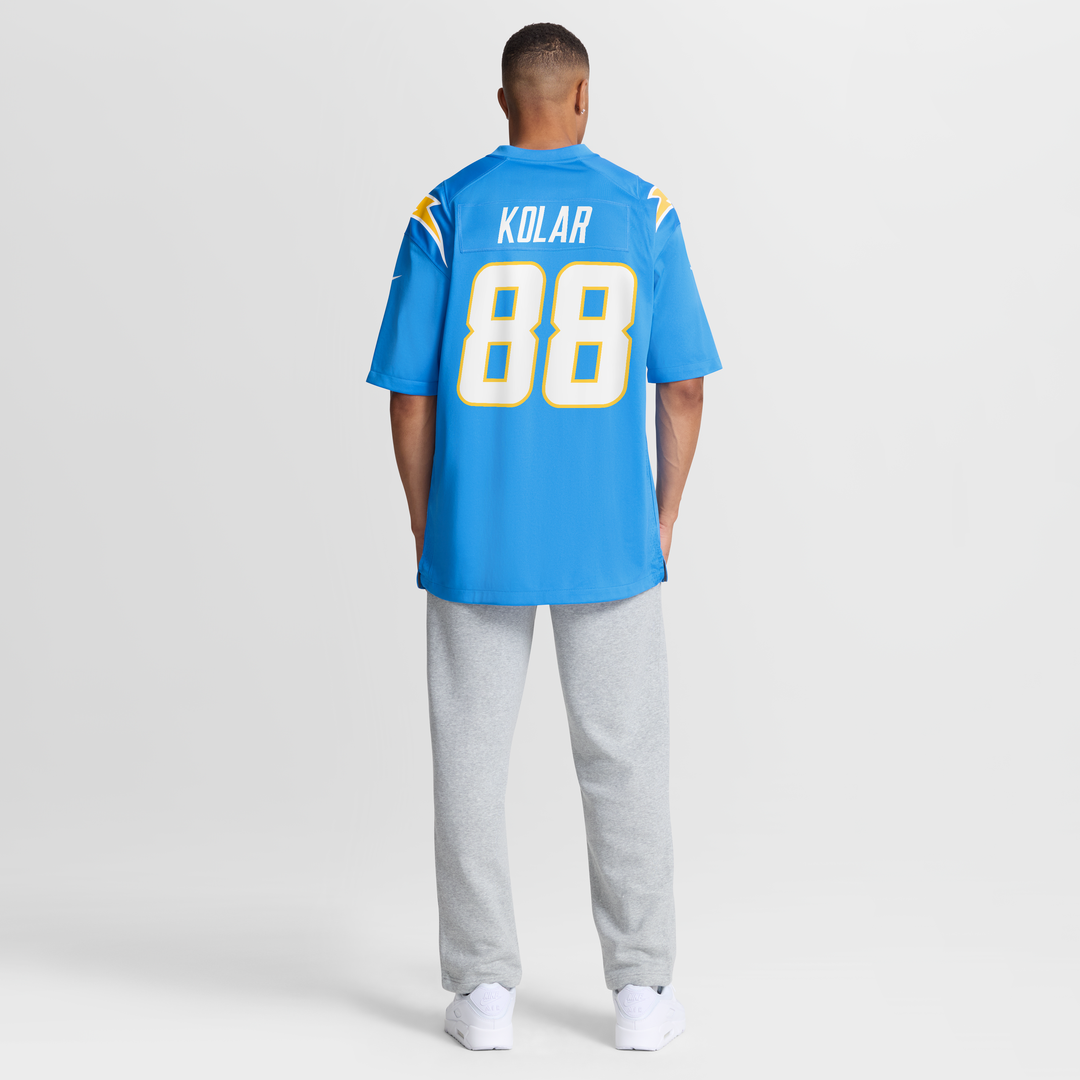 Charlie Kolar Los Angeles Chargers Powder Blue Team Game Jersey